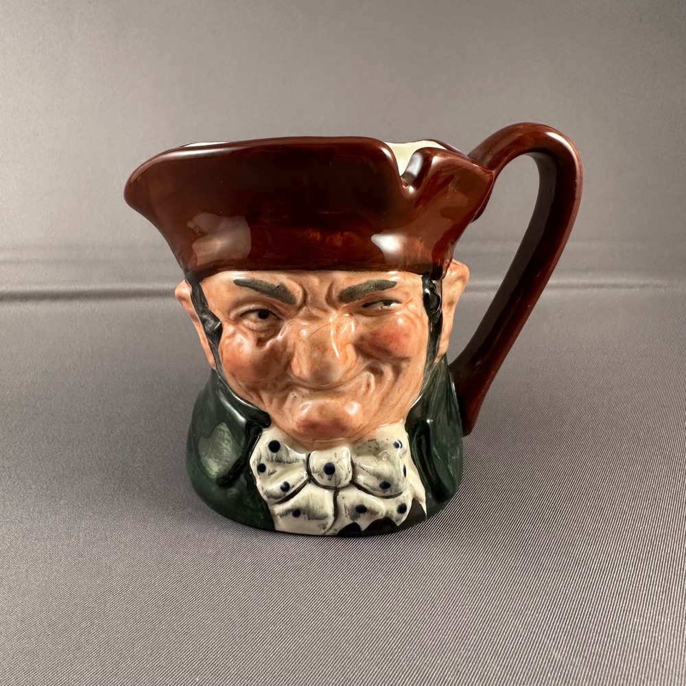 Old Charley Royal Doulton Toby‎ Jug Character Creamer Mug D5527 England